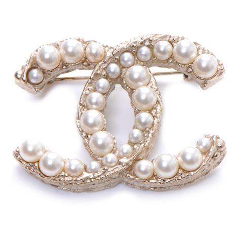 chanel pearl cc brooch|chanel brooch cheap.